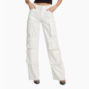 ALICE + OLIVIA Mid Rise Baggy Cargo Pants